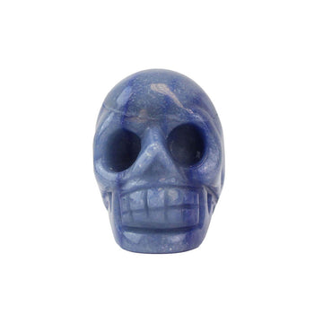 Blue Quartz Skull